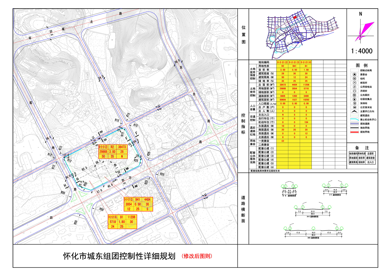 怀化市城东组团d-2-21地块(老屋院加油站)控规修改论证报告公示